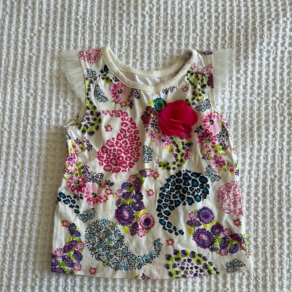 Floral Baby Girl Tank Top